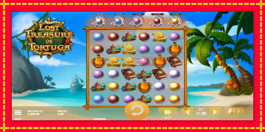 Lost Treasure of Tortuga mesin slot dengan animasi cerah, gambar 2