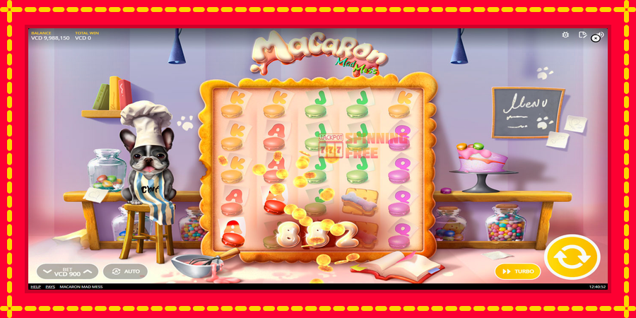 Macaron Mad Mess mesin slot dengan animasi cerah, gambar 5