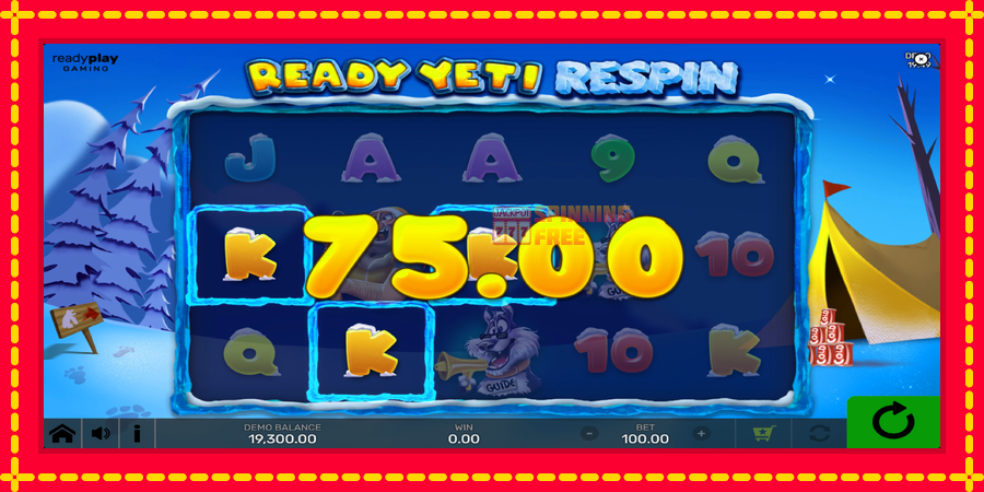 Ready Yeti Respin mesin slot dengan animasi cerah, gambar 3