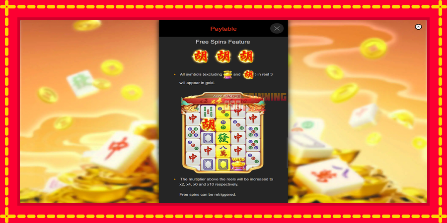 Mahjong Phoenix mesin slot dengan animasi cerah, gambar 6