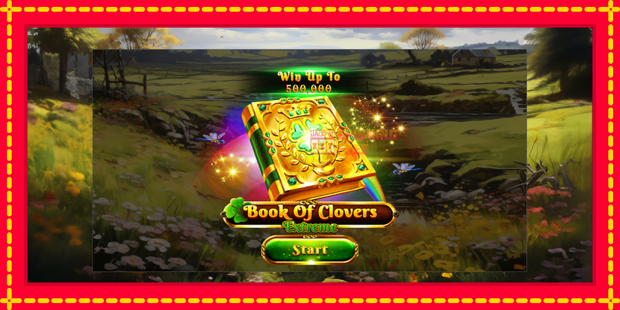 Book of Clovers - Extreme mesin slot dengan animasi cerah, gambar 1