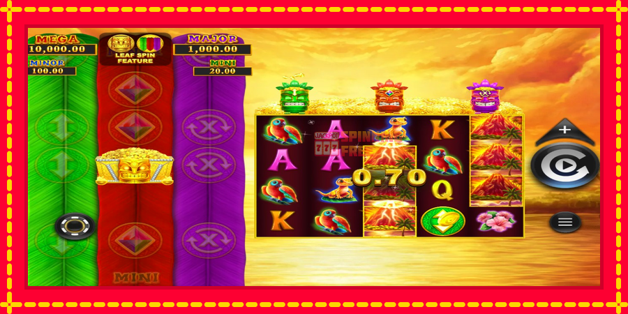 Action Boost Tiki Treasures mesin slot dengan animasi cerah, gambar 3