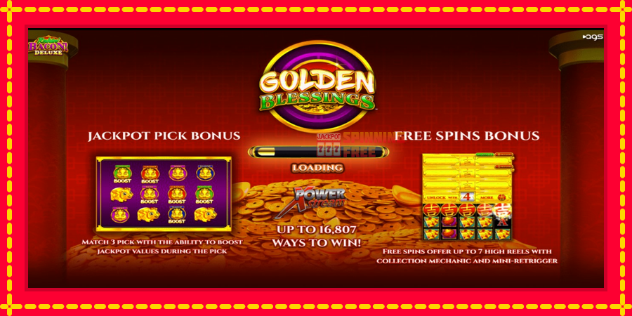 Golden Blessings mesin slot dengan animasi cerah, gambar 1