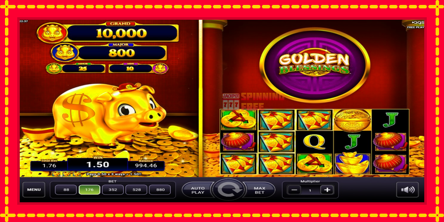 Golden Blessings mesin slot dengan animasi cerah, gambar 3