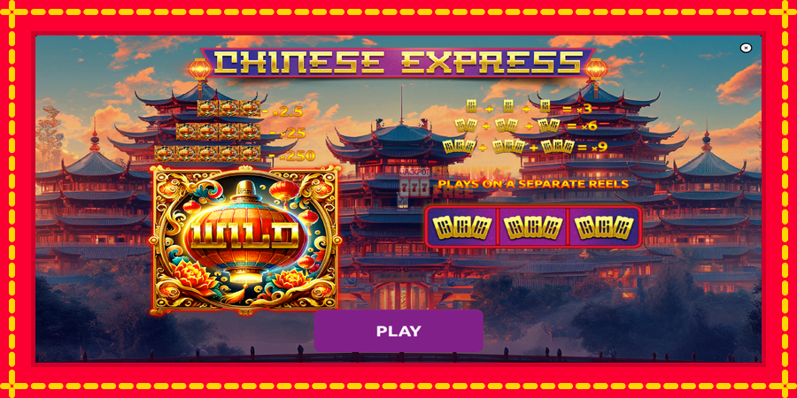 Chinese Express mesin slot dengan animasi cerah, gambar 1