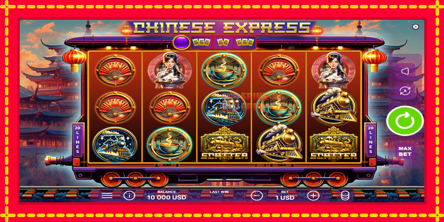 Chinese Express mesin slot dengan animasi cerah, gambar 2