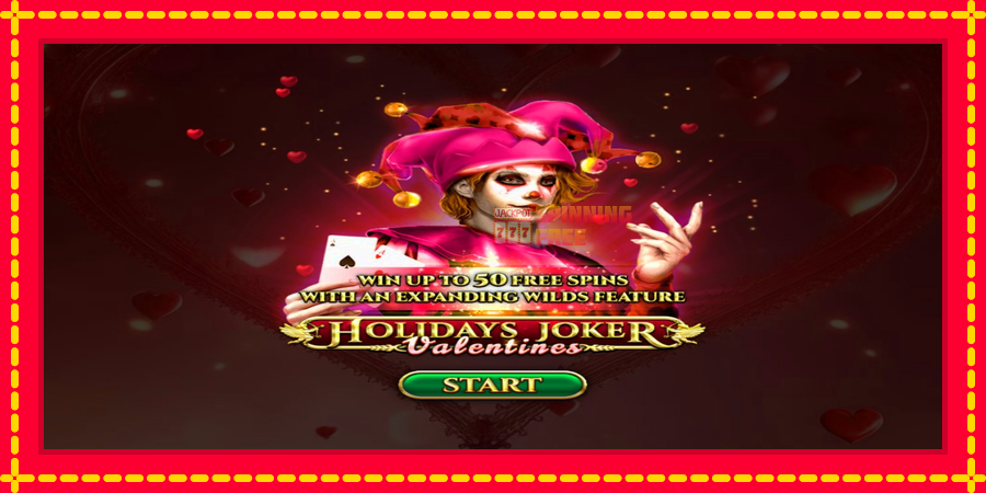 Holidays Joker - Valentines mesin slot dengan animasi cerah, gambar 1