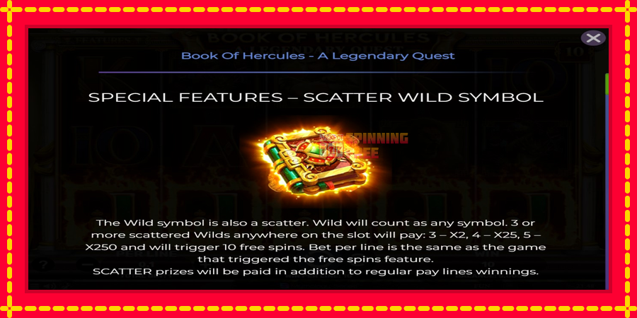 Book of Hercules - A Legendary Quest mesin slot dengan animasi cerah, gambar 4