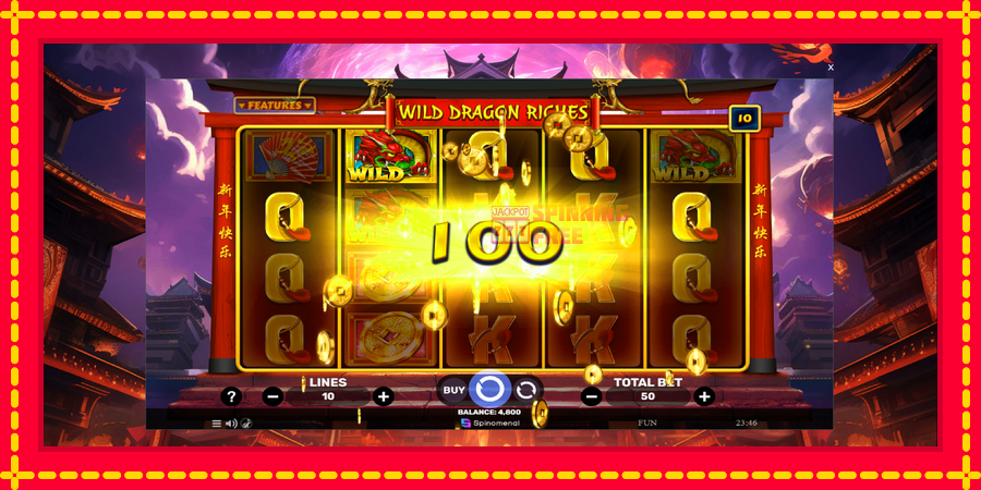 Wild Dragon Riches mesin slot dengan animasi cerah, gambar 3