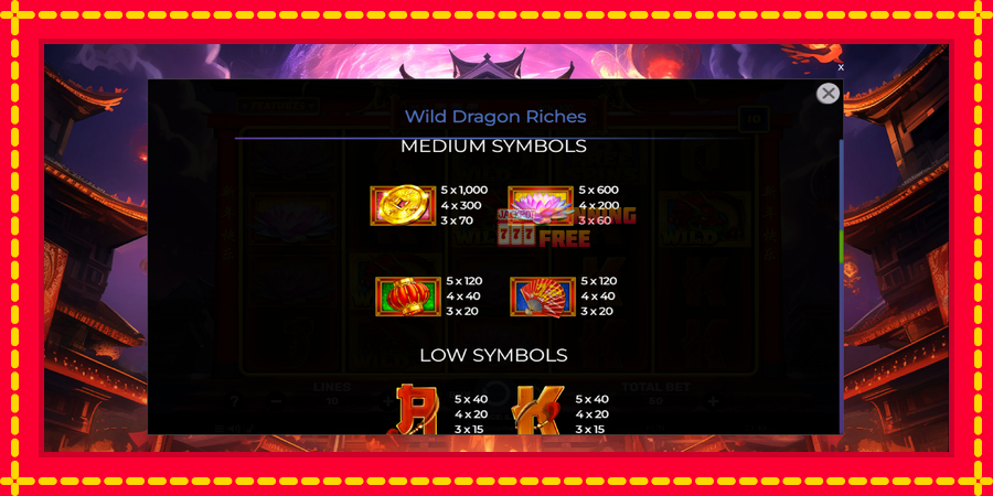 Wild Dragon Riches mesin slot dengan animasi cerah, gambar 6