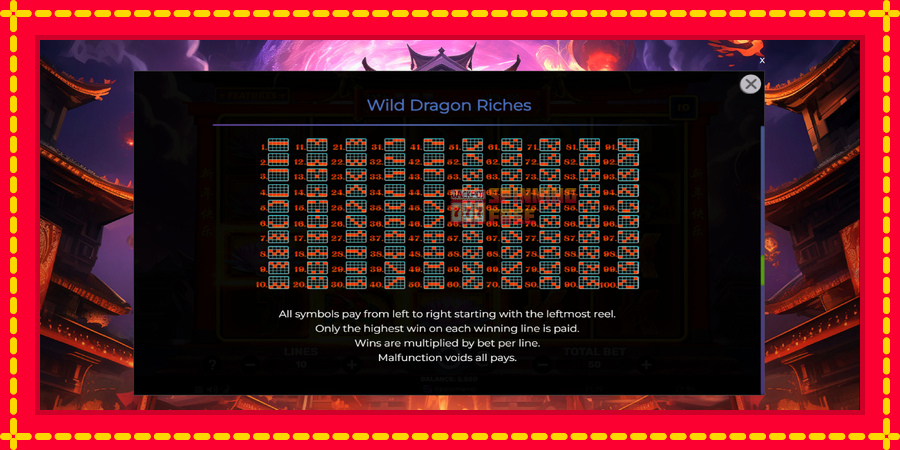 Wild Dragon Riches mesin slot dengan animasi cerah, gambar 7