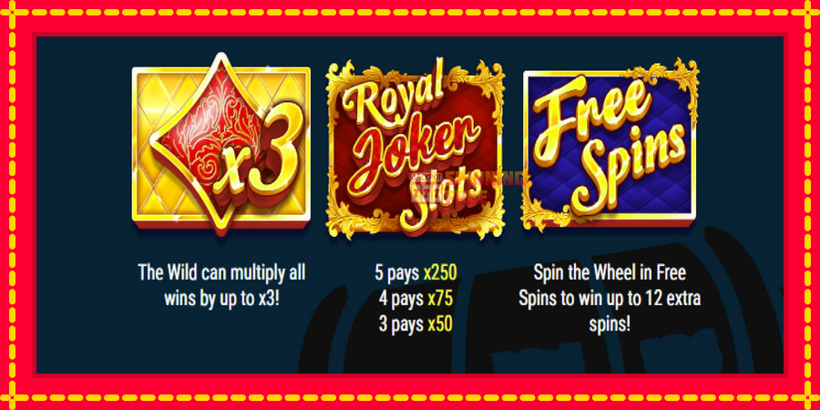 Royal Joker Slots mesin slot dengan animasi cerah, gambar 5