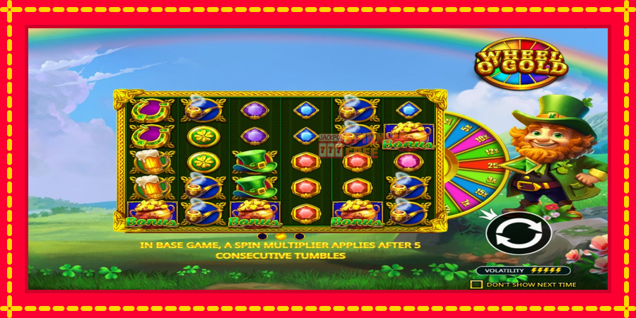 Wheel OGold mesin slot dengan animasi cerah, gambar 1