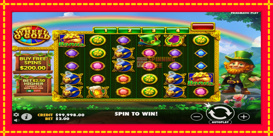 Wheel OGold mesin slot dengan animasi cerah, gambar 2