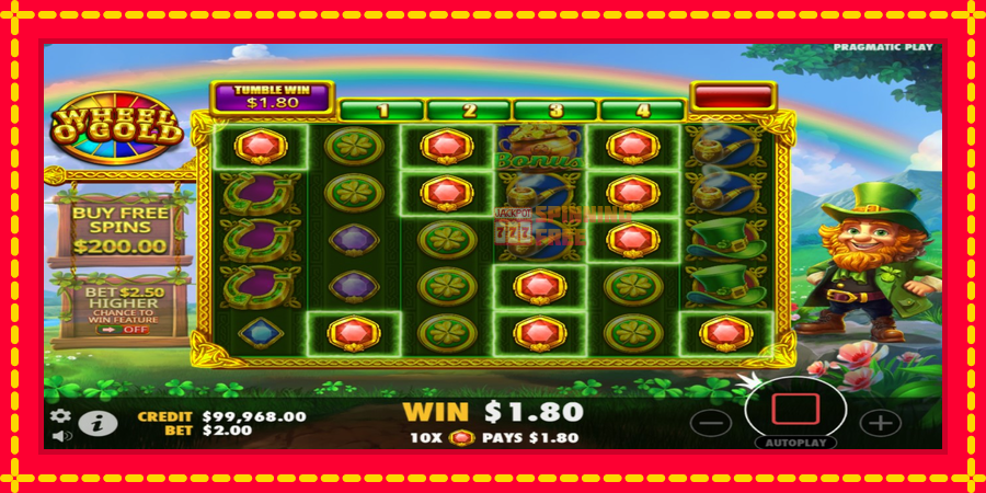 Wheel OGold mesin slot dengan animasi cerah, gambar 3