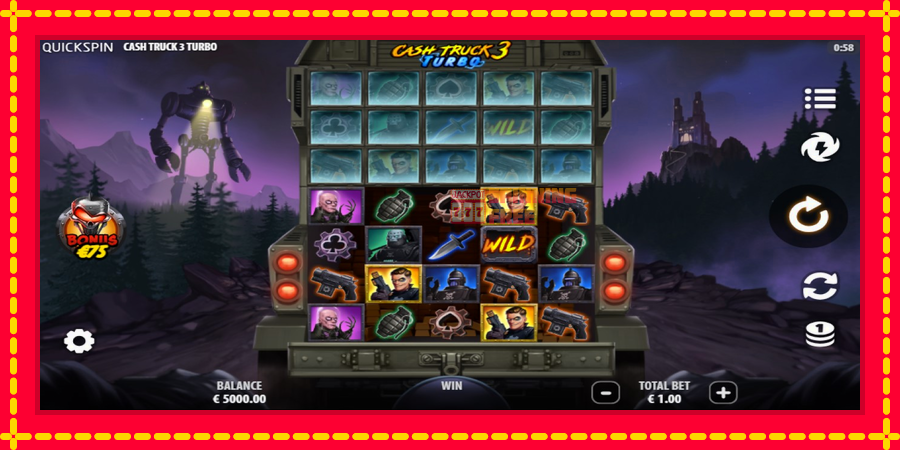 Cash Truck 3 Turbo mesin slot dengan animasi cerah, gambar 2