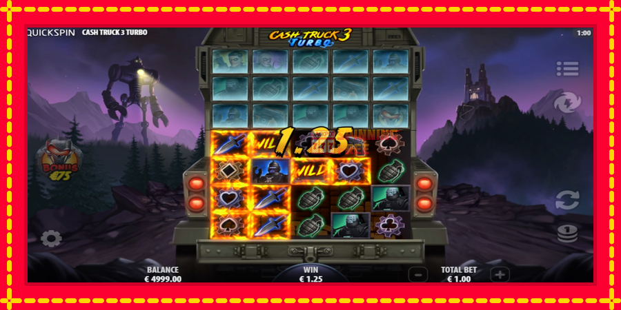 Cash Truck 3 Turbo mesin slot dengan animasi cerah, gambar 3