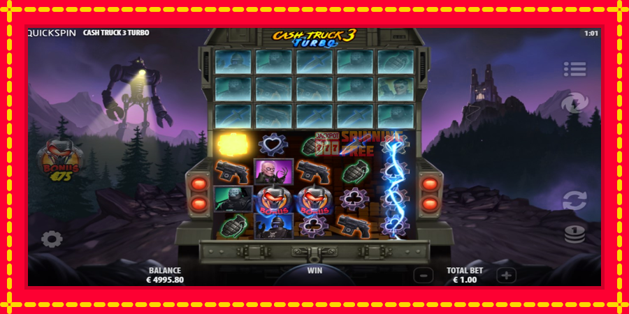 Cash Truck 3 Turbo mesin slot dengan animasi cerah, gambar 4