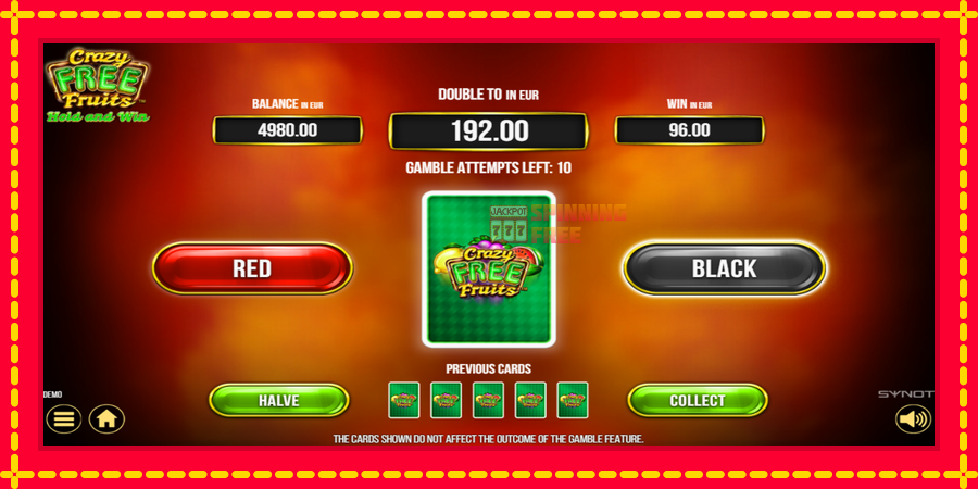 Crazy Free Fruits mesin slot dengan animasi cerah, gambar 3