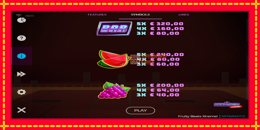 Fruity Beats Xtreme mesin slot dengan animasi cerah, gambar 4