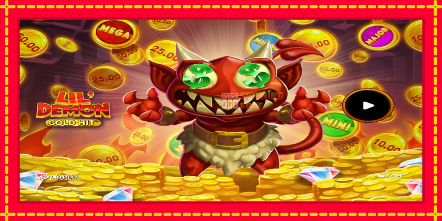 Gold Hit: Lil Demon mesin slot dengan animasi cerah, gambar 1