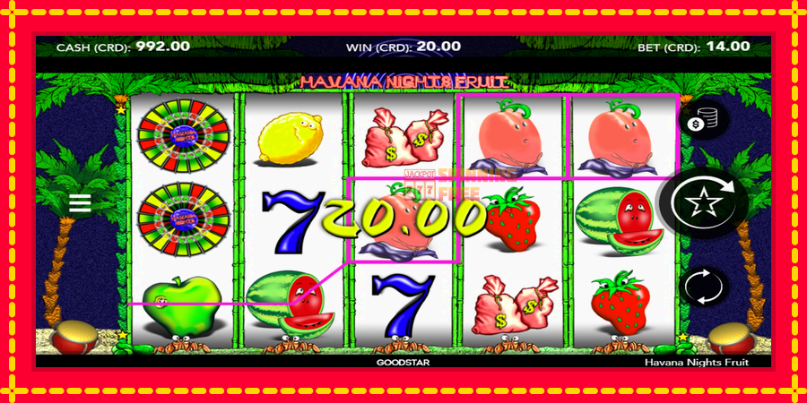 Havana Nights Fruit mesin slot dengan animasi cerah, gambar 2