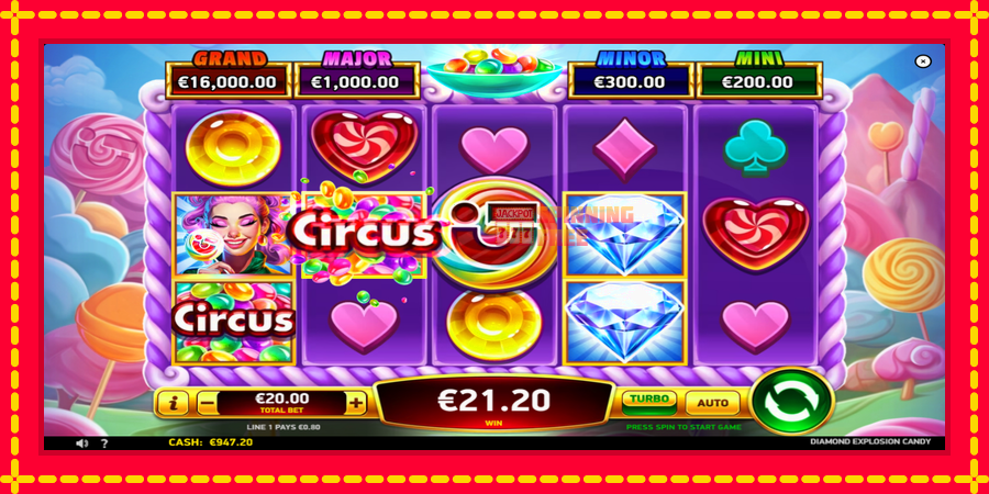 Diamond Explosion Candy mesin slot dengan animasi cerah, gambar 4