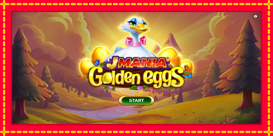 J Mania Golden Eggs mesin slot dengan animasi cerah, gambar 1