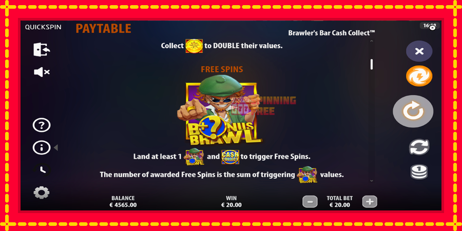 Brawlers Bar Cash Collect mesin slot dengan animasi cerah, gambar 5