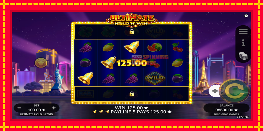 Ultimate Hold N Win mesin slot dengan animasi cerah, gambar 3