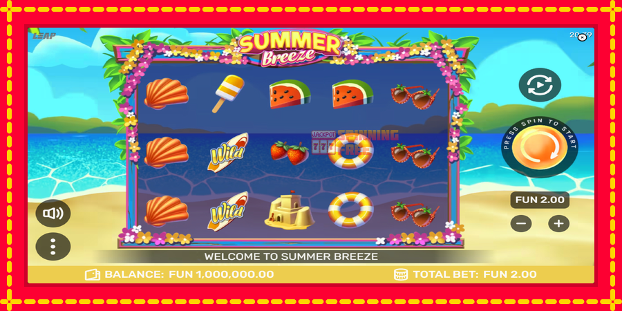 Summer Breeze mesin slot dengan animasi cerah, gambar 1