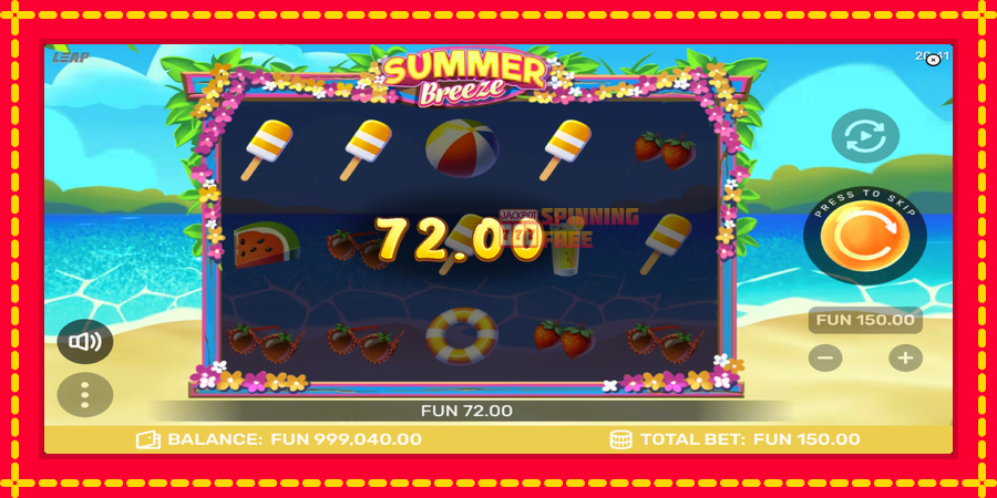 Summer Breeze mesin slot dengan animasi cerah, gambar 3