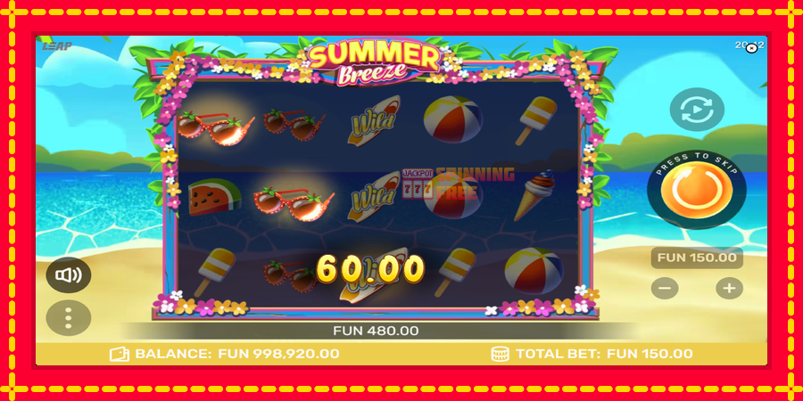 Summer Breeze mesin slot dengan animasi cerah, gambar 4