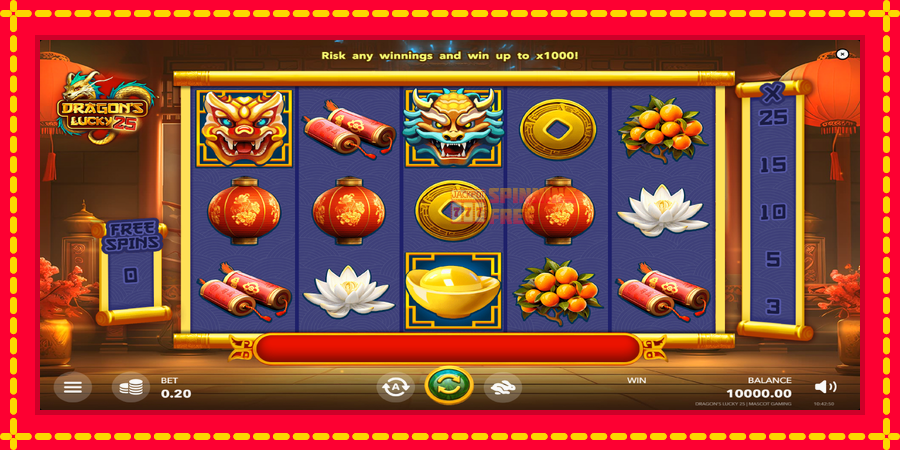 Dragons Lucky 25 mesin slot dengan animasi cerah, gambar 2