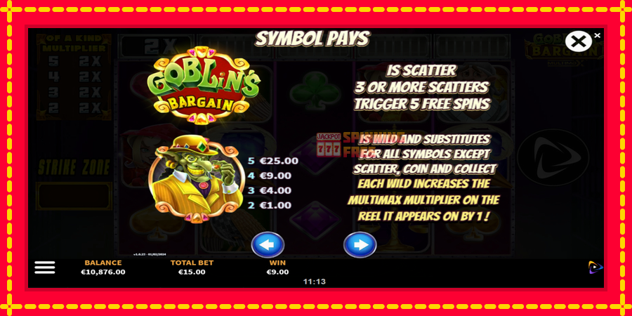 Goblins Bargain mesin slot dengan animasi cerah, gambar 5