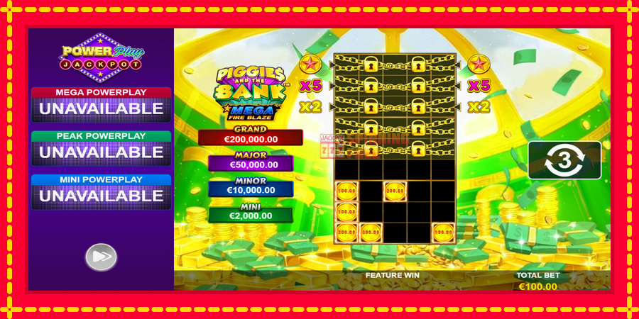 Piggies and the Bank PowerPlay Jackpot mesin slot dengan animasi cerah, gambar 4