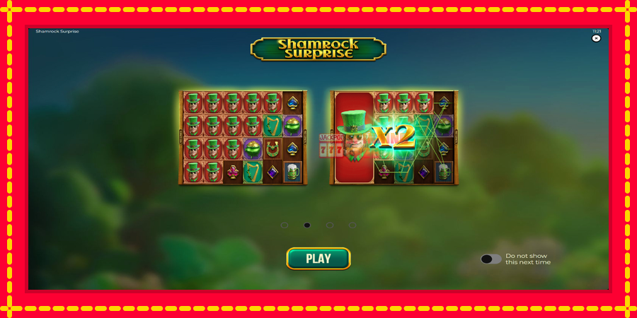 Shamrock Surprise mesin slot dengan animasi cerah, gambar 1