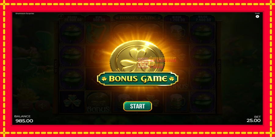 Shamrock Surprise mesin slot dengan animasi cerah, gambar 4