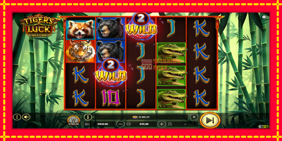 Tigers Luck mesin slot dengan animasi cerah, gambar 4