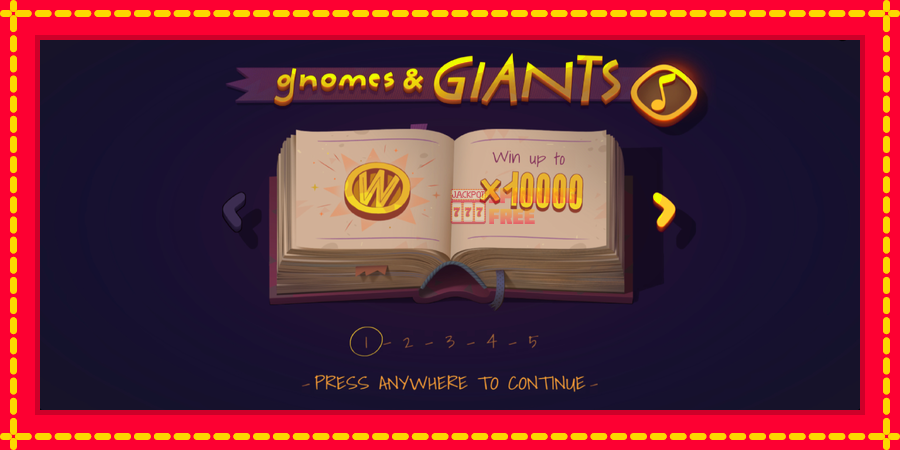 Gnomes & Giants mesin slot dengan animasi cerah, gambar 1