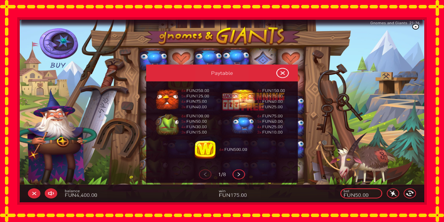 Gnomes & Giants mesin slot dengan animasi cerah, gambar 5