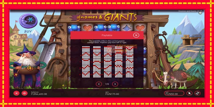 Gnomes & Giants mesin slot dengan animasi cerah, gambar 7