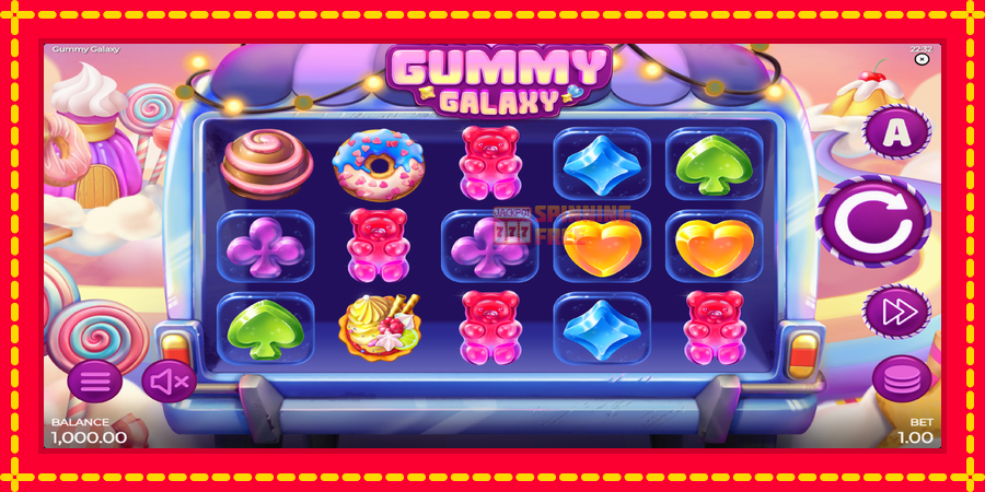 Gummy Galaxy mesin slot dengan animasi cerah, gambar 2