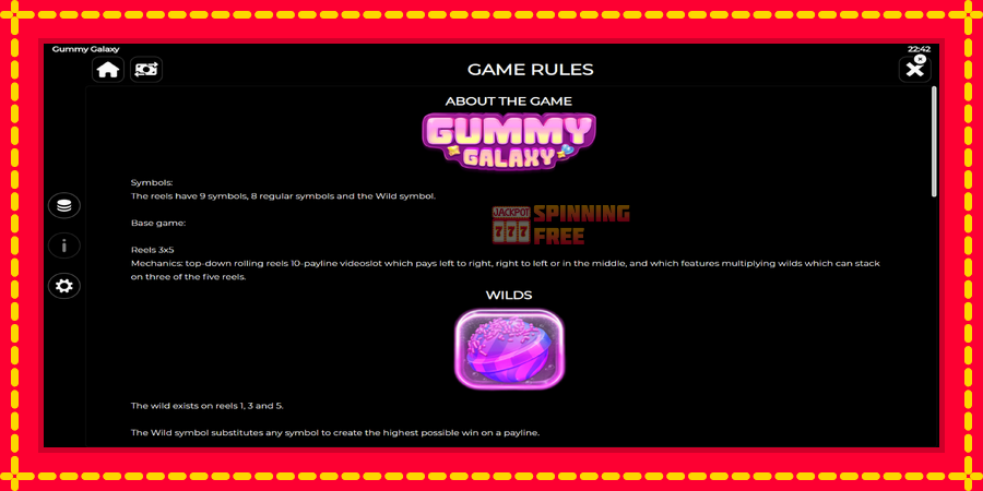 Gummy Galaxy mesin slot dengan animasi cerah, gambar 7