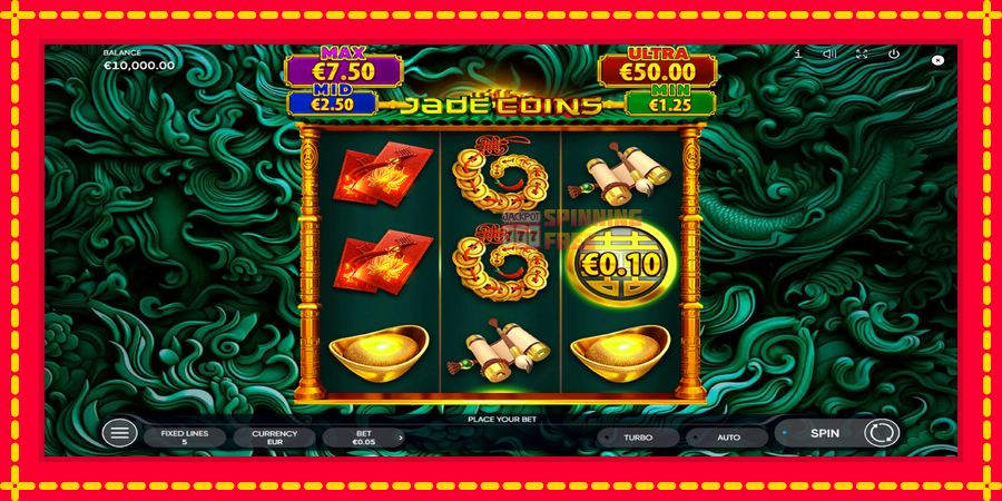 Jade Coins mesin slot dengan animasi cerah, gambar 1