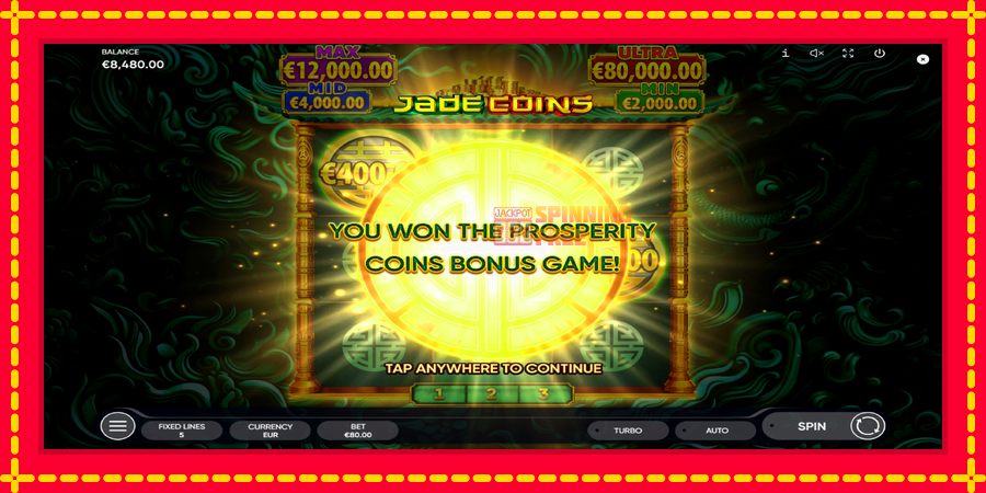 Jade Coins mesin slot dengan animasi cerah, gambar 2