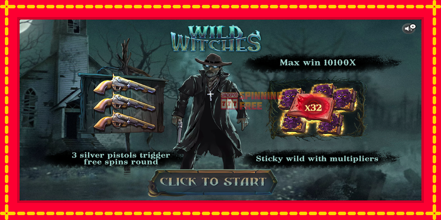 Wild Witches mesin slot dengan animasi cerah, gambar 1