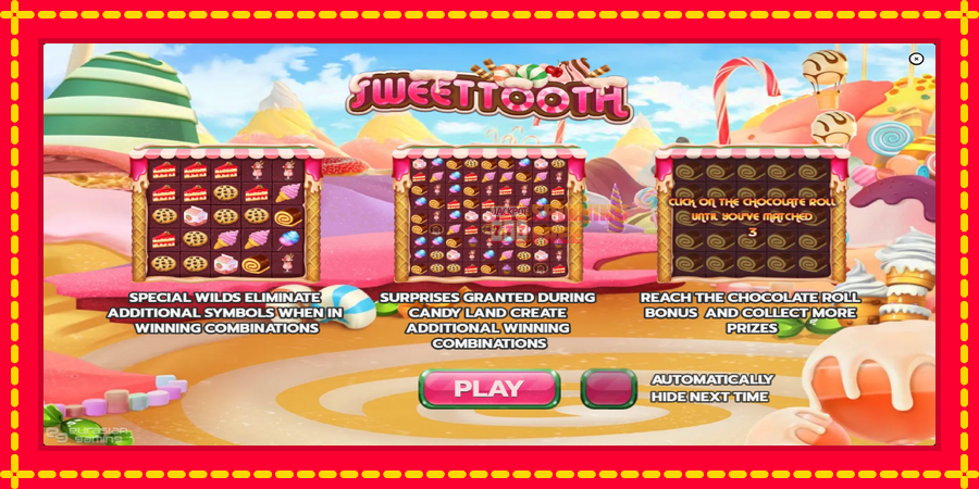 Sweet Tooth mesin slot dengan animasi cerah, gambar 1