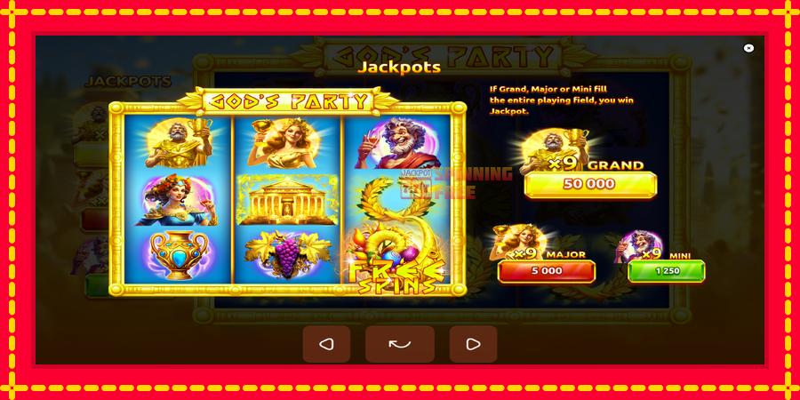 Gods Party mesin slot dengan animasi cerah, gambar 5