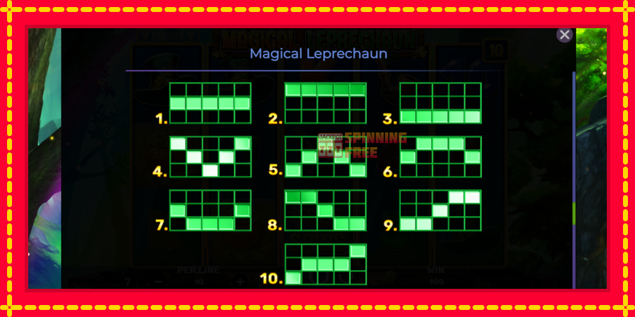 Magical Leprechaun mesin slot dengan animasi cerah, gambar 7